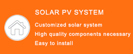 Solar power pv system