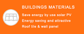 solar panel building materials