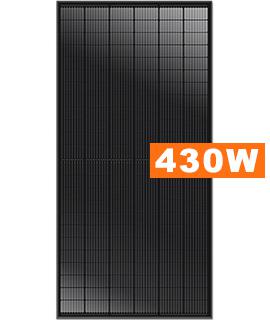 430Watt Solar Power Panel Black PV Module