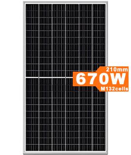 670Watt Solar Panel 132 Cells Solar PV Module